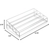 image:imageiDesign Tiered Cosmetics amp Nail Polish Organizer The Clarity Collection  1275 IN X 65IN X 375 IN Clear  13 x 65 x 346Large