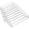 image:imageiDesign Tiered Cosmetics amp Nail Polish Organizer The Clarity Collection  1275 IN X 65IN X 375 IN Clear  13 x 65 x 346Large