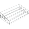 image:imageiDesign Tiered Cosmetics amp Nail Polish Organizer The Clarity Collection  1275 IN X 65IN X 375 IN Clear  13 x 65 x 346Large