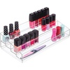 image:imageiDesign Tiered Cosmetics amp Nail Polish Organizer The Clarity Collection  1275 IN X 65IN X 375 IN Clear  13 x 65 x 346Large