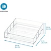 image:imageiDesign Tiered Cosmetics amp Nail Polish Organizer The Clarity Collection  1275 IN X 65IN X 375 IN Clear  13 x 65 x 346Small