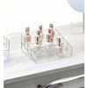 image:imageiDesign Tiered Cosmetics amp Nail Polish Organizer The Clarity Collection  1275 IN X 65IN X 375 IN Clear  13 x 65 x 346Small