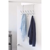 image:imageiDesign Weston Metal Over the Door Combo Rack Hooks and Bar for Coats Hats Scarves Towels Robes Jackets Purses 666x 1775 x 1373  Matte BlackChrome
