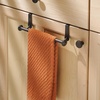 image:imageiDesign York Metal Over the Cabinet Dish and Hand Towel Bar Holder for Kitchen Bathroom 105 x 3 x 3  BronzeBronze