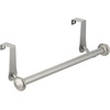 image:imageiDesign York Metal Over the Cabinet Dish and Hand Towel Bar Holder for Kitchen Bathroom 105 x 3 x 3  BronzeSatin Silver