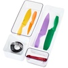 image:imageRosanna Pansino x iDesign Recycled Plastic Drawer Organizers Set of 4 ClearMarshmallowMarshmallow