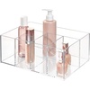image:imageiDesign 5Section Divided Vanity Organizer Clear  For Bathroom VanityClear