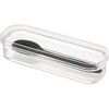 image:imageiDesign Crisp Drawer Organizer Clear  BPAFree PlasticPack of 1