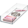 image:imageiDesign Drawer Organization Large Set of 2  Kitchen and Bathroom Silverware Spatulas GadgetsClearWhite