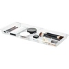 image:imageiDesign Expandable Makeup Drawer Organizer Shallow Tray for Bathroom or Vanity Storage  ClearClear