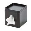 image:imageiDesign Facial Tissue Box Cover The Cade Collection Matte Black  Storage Tray 61 x 515 x 54