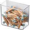 image:imageiDesign Magnetic Small Clear Plastic Organizer Bins  Laundry Room StorageSmall