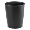 image:imageiDesign Round Bathroom Trash Can Set of 2 Bronze  For Kitchen Pantry Bathroom Office Made in USA Made in USABlack