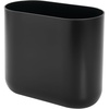 image:imageiDesign Small Slim Plastic Bathroom Trash Can Gray  Bedroom Office Desk DormBlack