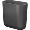 image:imageiDesign Small Slim Plastic Bathroom Trash Can Gray  Bedroom Office Desk DormCharcoal