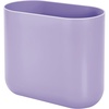 image:imageiDesign Small Slim Plastic Bathroom Trash Can Gray  Bedroom Office Desk DormWisteria