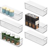 image:imageiDesign Stackable Fridge Storage Bin with Handle Clear  Ideal for Fridge and Freezer Made in USAPack of 6