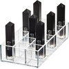 image:imageiDesign The Sarah Tanno Collection Plastic Cosmetics and Makeup Palette Organizer 7Compartment Clear 203 cm  101 cm  76 cm  7Compartment Makeup Palette Organizer8 x 4 x 2