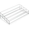 image:imageiDesign Tiered Cosmetics amp Nail Polish Organizer The Clarity Collection  1275 IN X 65IN X 375 IN Clear  13 x 65 x 346Large