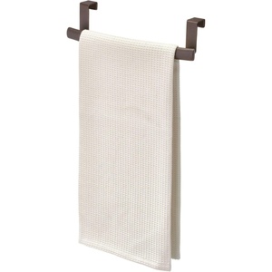 image:imageiDesign Axis Curved OvertheCabinet Kitchen Bar Holder for Dish and Hand Towels Pot Holders 975 x 275 x 25  Brushed Stainless Steel  Brushed Stainless SteelBronze