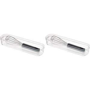 image:imageiDesign Crisp Drawer Organizer Clear  Kitchen Organizer1 Count Pack of 2