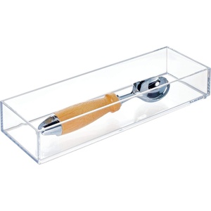 image:imageiDesign Drawer Organization Large Set of 2  Kitchen and Bathroom Silverware Spatulas GadgetsClear