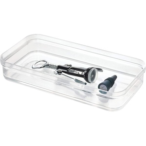 image:imageiDesign Drawer Organizer Clear  Kitchen OrganizationPack of 1
