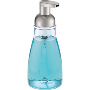 image:imageiDesign Refillable Foaming Soap Dispenser for Kitchen or Bathroom Vanity  ClearBronzeClearBrushed Nickel