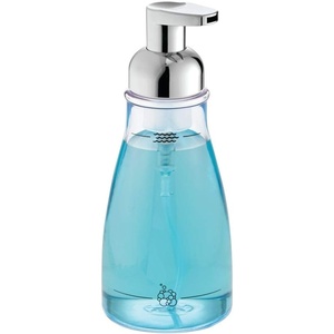 image:imageiDesign Refillable Foaming Soap Dispenser for Kitchen or Bathroom Vanity  ClearBronzeClearChrome
