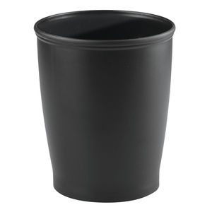 image:imageiDesign Round Bathroom Trash Can Set of 2 Bronze  For Kitchen Pantry Bathroom Office Made in USA Made in USABlack