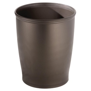 image:imageiDesign Round Bathroom Trash Can Set of 2 Bronze  For Kitchen Pantry Bathroom Office Made in USA Made in USABronze