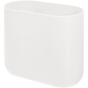 image:imageiDesign Small Slim Plastic Bathroom Trash Can Gray  Bedroom Office Desk DormCoconut