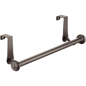 image:imageiDesign York Metal Over the Cabinet Dish and Hand Towel Bar Holder for Kitchen Bathroom 105 x 3 x 3  BronzeBronze
