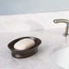 image:imageDesign Soap Dish for Bathroom Sink Brushed Stainless Steel  Soap Dish Holder for Bar SoapBronze
