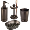 image:imageDesign Soap Dish for Bathroom Sink Brushed Stainless Steel  Soap Dish Holder for Bar SoapBronze