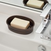 image:imageDesign Soap Dish for Bathroom Sink Brushed Stainless Steel  Soap Dish Holder for Bar SoapBronze