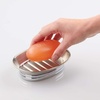 image:imageDesign Soap Dish for Bathroom Sink Brushed Stainless Steel  Soap Dish Holder for Bar SoapSplit Finish