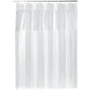 image:imageInterDesign 26680 Shower Curtain 72 in W X 72 in L X 14 in T Vinyl Clear  Master Guest Kids BathroomClear