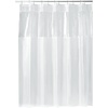 image:imageInterDesign 26680 Shower Curtain 72 in W X 72 in L X 14 in T Vinyl Clear  Master Guest Kids BathroomClear