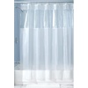 image:imageInterDesign 26680 Shower Curtain 72 in W X 72 in L X 14 in T Vinyl Clear  Master Guest Kids BathroomClear