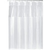 image:imageInterDesign 26680 Shower Curtain 72 in W X 72 in L X 14 in T Vinyl Clear  Master Guest Kids BathroomClear