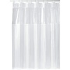 image:imageInterDesign 26680 Shower Curtain 72 in W X 72 in L X 14 in T Vinyl Clear  Master Guest Kids BathroomClear