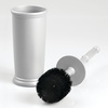 image:imageInterDesign Kent Plastic Toilet Bowl Brush Set Classic Design Slim Compact Bowl Brush and Holder for Bathroom  Sturdy Deep Cleaning 425 x 425 x 16 WhiteSilver