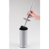 image:imageInterDesign Kent Plastic Toilet Bowl Brush Set Classic Design Slim Compact Bowl Brush and Holder for Bathroom  Sturdy Deep Cleaning 425 x 425 x 16 WhiteSilver