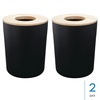 image:imageInterDesign iDesign Small Round Bathroom Trash Can  Set of 2  Matte BlackMatte Black