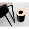 image:imageInterDesign iDesign Small Round Bathroom Trash Can  Set of 2  Matte BlackMatte Black