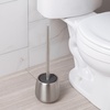 image:imageInterDesign iDesign Stainless Steel Toilet Brush and Holder for Bathroom Cleaning and Storage Set of 2 BrushedPack of 2