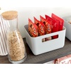 image:imageKitchen Recycled Plastic Storage Bin 9 x 85 x 5 GrayPack of 1
