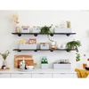 image:imageKitchen Recycled Plastic Storage Bin 9 x 85 x 5 GrayPack of 1