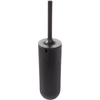 image:imageiDesign  29567 Cade Bowl Brush and Holder Toilet Cleaning Set for Bathroom Matte Black 2 Each  Toilet Cleaning Set For BathroomBlack